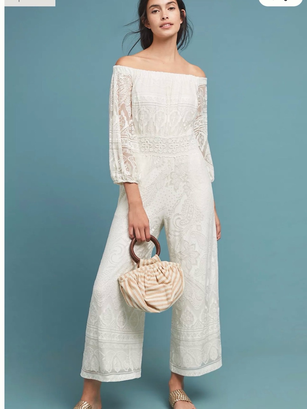 Farm Rio Elliot Off-the-Shoulder Jumpsuit